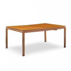 Edward Wormley Edward Wormley for Dunbar Bleached Mahogany Expanding Dining Table with 2 Leaves - 4497131
