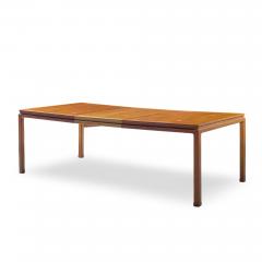 Edward Wormley Edward Wormley for Dunbar Bleached Mahogany Expanding Dining Table with 2 Leaves - 4497134
