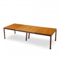 Edward Wormley Edward Wormley for Dunbar Bleached Mahogany Expanding Dining Table with 2 Leaves - 4497136