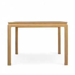 Edward Wormley Edward Wormley for Dunbar Bleached Mahogany and Walnut Dining Table with 1 Leaf - 4312683