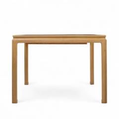 Edward Wormley Edward Wormley for Dunbar Bleached Mahogany and Walnut Dining Table with 1 Leaf - 4312684