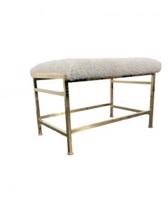 Edward Wormley Edward Wormley for Dunbar Brass Bench - 3818746