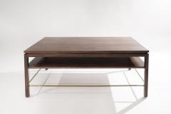 Edward Wormley Edward Wormley for Dunbar Brass Stretcher Coffee Table 1950s - 2220422