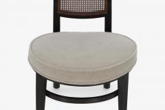 Edward Wormley Edward Wormley for Dunbar Caned Back Dining Chairs Set of Ten - 2782793