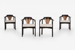 Edward Wormley Edward Wormley for Dunbar Dining Chairs 1965 Model 935 Horseshoe Chairs  - 3951537