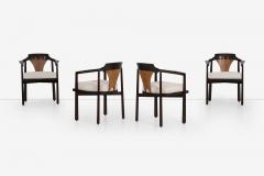 Edward Wormley Edward Wormley for Dunbar Dining Chairs 1965 Model 935 Horseshoe Chairs  - 3951540