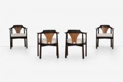 Edward Wormley Edward Wormley for Dunbar Dining Chairs 1965 Model 935 Horseshoe Chairs  - 3951541