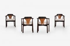 Edward Wormley Edward Wormley for Dunbar Dining Chairs 1965 Model 935 Horseshoe Chairs  - 4434100