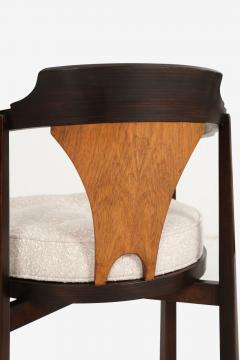 Edward Wormley Edward Wormley for Dunbar Dining Chairs 1965 Model 935 Horseshoe Chairs  - 4434101