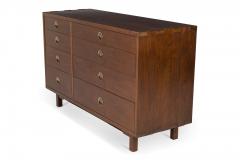 Edward Wormley Edward Wormley for Dunbar Furniture Walnut and Natzler Tile Eight Drawer Chest - 2793818