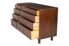 Edward Wormley Edward Wormley for Dunbar Furniture Walnut and Natzler Tile Eight Drawer Chest - 2793819