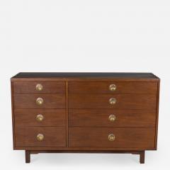 Edward Wormley Edward Wormley for Dunbar Furniture Walnut and Natzler Tile Eight Drawer Chest - 2796927