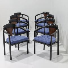 Edward Wormley Edward Wormley for Dunbar Horseshoe Dining Chairs Model 935 in Mohair - 3783590