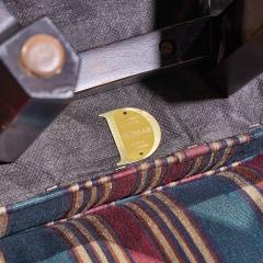 Edward Wormley Edward Wormley for Dunbar Janus Wingback Mahogany Lounge Chair and Ottoman - 4565149