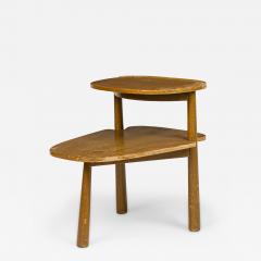 Edward Wormley Edward Wormley for Dunbar Light Wood Stepped Oblong End Side Table - 2789664