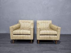 Edward Wormley Edward Wormley for Dunbar Lounge Chairs in French Upholstery - 2684999