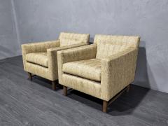 Edward Wormley Edward Wormley for Dunbar Lounge Chairs in French Upholstery - 2685003