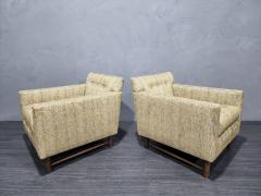 Edward Wormley Edward Wormley for Dunbar Lounge Chairs in French Upholstery - 2685006