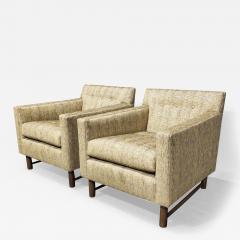 Edward Wormley Edward Wormley for Dunbar Lounge Chairs in French Upholstery - 2687008