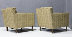 Edward Wormley Edward Wormley for Dunbar Lounge Chairs in French Upholstery - 2958217