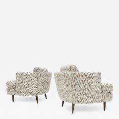 Edward Wormley Edward Wormley for Dunbar Lounge Chairs in Holland Sherry - 4211563