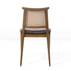 Edward Wormley Edward Wormley for Dunbar MCM Cane Bleached Mahogany Dining Chairs Set of 6 - 3911602