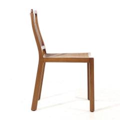 Edward Wormley Edward Wormley for Dunbar MCM Cane and Bleached Mahogany Dining Chair Set of 6 - 3902000