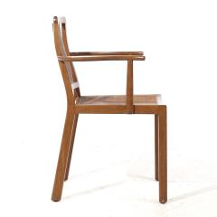 Edward Wormley Edward Wormley for Dunbar MCM Cane and Bleached Mahogany Dining Chair Set of 6 - 3902007
