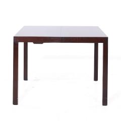 Edward Wormley Edward Wormley for Dunbar MCM Expanding Mahogany Dining Table with 2 Leaves - 3936554