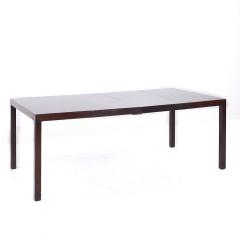 Edward Wormley Edward Wormley for Dunbar MCM Expanding Mahogany Dining Table with 2 Leaves - 3936559