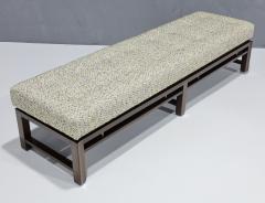 Edward Wormley Edward Wormley for Dunbar Mahogany Bench with Boucle Upholstery - 2962244