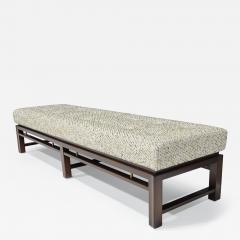 Edward Wormley Edward Wormley for Dunbar Mahogany Bench with Boucle Upholstery - 2964785