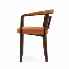 Edward Wormley Edward Wormley for Dunbar Mahogany and Cane Dining Chairs Set of 4 - 4346070