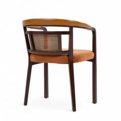 Edward Wormley Edward Wormley for Dunbar Mahogany and Cane Dining Chairs Set of 4 - 4346078