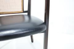 Edward Wormley Edward Wormley for Dunbar Mahogany and Cane Dining or Side Chairs - 4767421