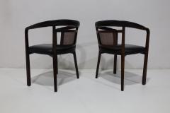 Edward Wormley Edward Wormley for Dunbar Mahogany and Cane Dining or Side Chairs - 4767426
