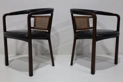 Edward Wormley Edward Wormley for Dunbar Mahogany and Cane Dining or Side Chairs - 4767428
