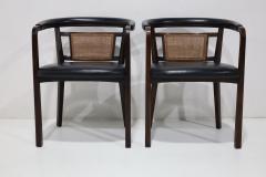 Edward Wormley Edward Wormley for Dunbar Mahogany and Cane Dining or Side Chairs - 4767429
