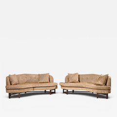 Edward Wormley Edward Wormley for Dunbar Mid Century Janus Sofas Pair - 4714502