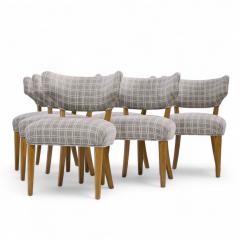 Edward Wormley Edward Wormley for Dunbar Mid Century Klismos Dining Chairs Set of 6 - 4311883