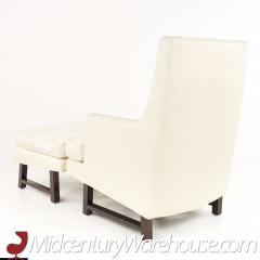 Edward Wormley Edward Wormley for Dunbar Mid Century Lounge Chair and Ottoman - 2367135