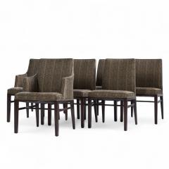 Edward Wormley Edward Wormley for Dunbar Mid Century Mahogany Dining Chairs Set of 8 - 4316991