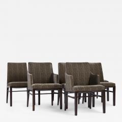 Edward Wormley Edward Wormley for Dunbar Mid Century Mahogany Dining Chairs Set of 8 - 4319394