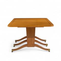 Edward Wormley Edward Wormley for Dunbar Mid Century Mahogany Expanding Dining Table 2 Leaves - 4359284
