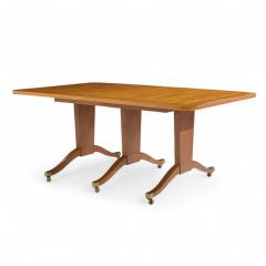 Edward Wormley Edward Wormley for Dunbar Mid Century Mahogany Expanding Dining Table 2 Leaves - 4359290