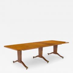 Edward Wormley Edward Wormley for Dunbar Mid Century Mahogany Expanding Dining Table 2 Leaves - 4361277