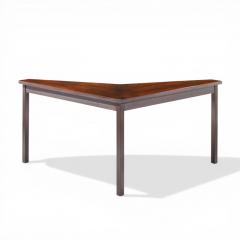 Edward Wormley Edward Wormley for Dunbar Mid Century Mahogany Janus Sofa Corner Table - 4569146