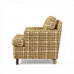 Edward Wormley Edward Wormley for Dunbar Mid Century Mahogany Lounge Chairs Pair - 4566687