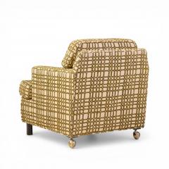 Edward Wormley Edward Wormley for Dunbar Mid Century Mahogany Lounge Chairs Pair - 4566688