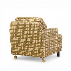 Edward Wormley Edward Wormley for Dunbar Mid Century Mahogany Lounge Chairs Pair - 4566690
